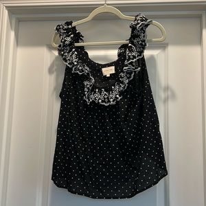 Sezane Black and White tank top - Size 42